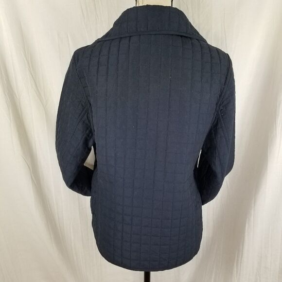 Jane Ashley Casual‎ Lifestyle Navy Quilted Jacket - Picture 10 of 10